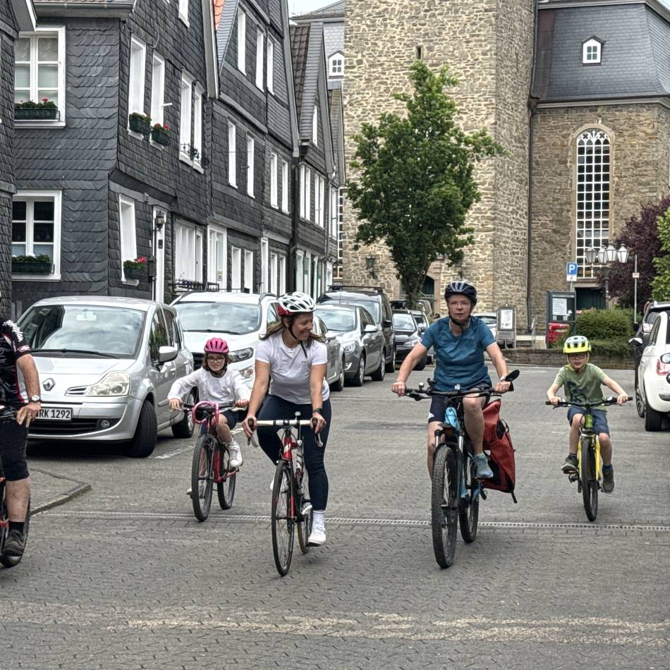Stadtradeln in Hückeswagen: Die „Marktsträßer“ strampeln gemeinsam