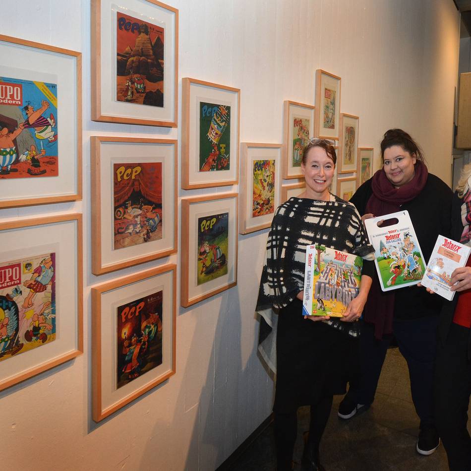 Beim Teutates!: Asterix und Obelix noch wenige Tage zu Besuch in Neuss