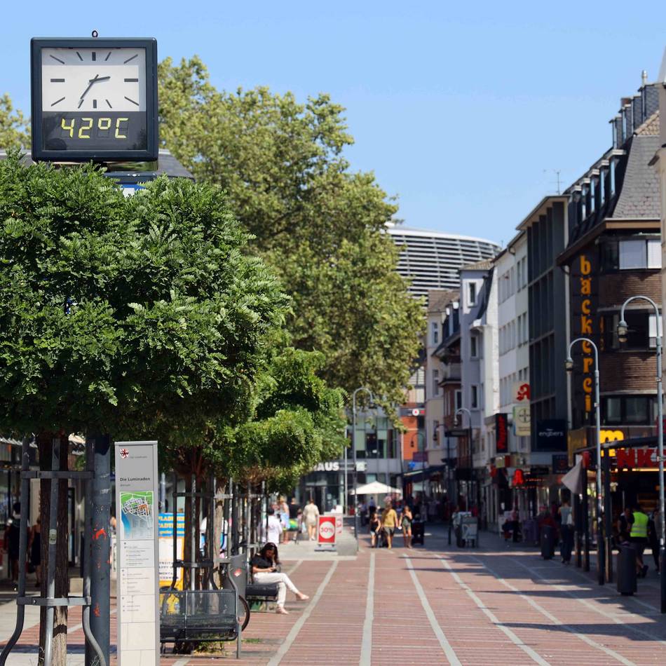 Hohe Temperaturen in Leverkusen:  „Der Höhepunkt der Hitzewelle liegt erst noch vor uns“