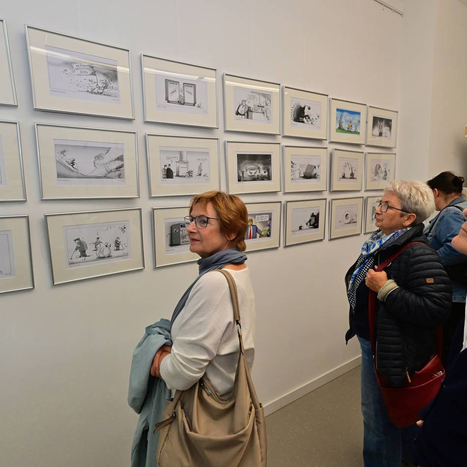 Meister der Karikatur – Ausstellung erinnert an Nik Ebert: „Er wollte die Welt ein Stück besser machen.“