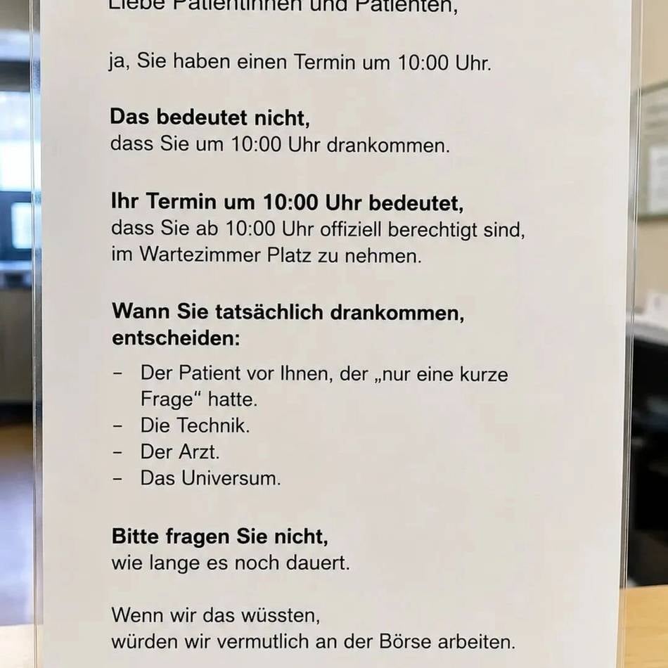 Debatte in Düsseldorf über Arzttermine: „Termin um 10 Uhr bedeutet nicht, dass Sie um 10 drankommen“