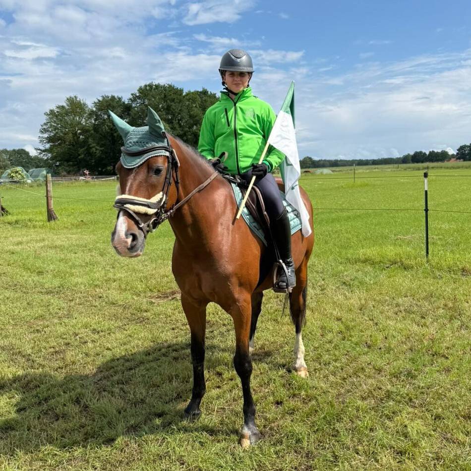 „Goldene Schärpe“ in Löningen: Vielseitigkeitsreiterin Johanna Barten gewinnt Bronze