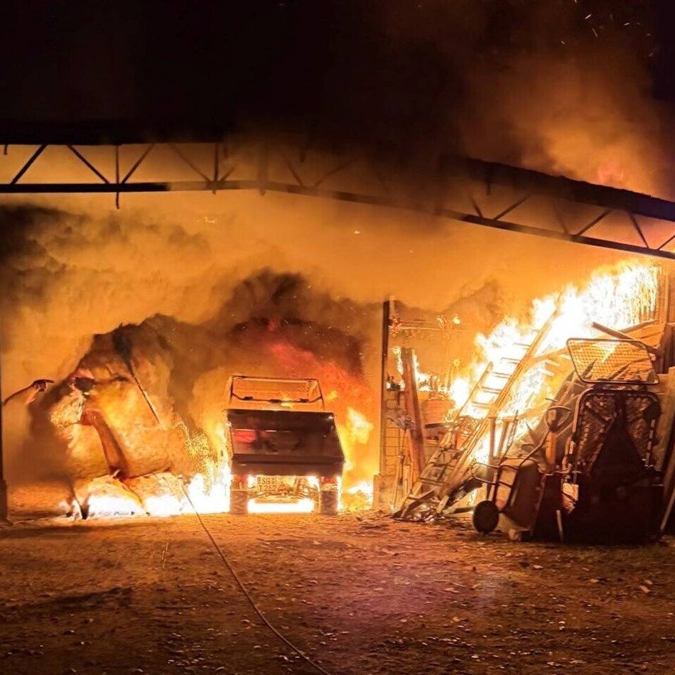 Feuerwehr-Einsatz in Solingen: Nächtlicher Brand auf Bauernhof