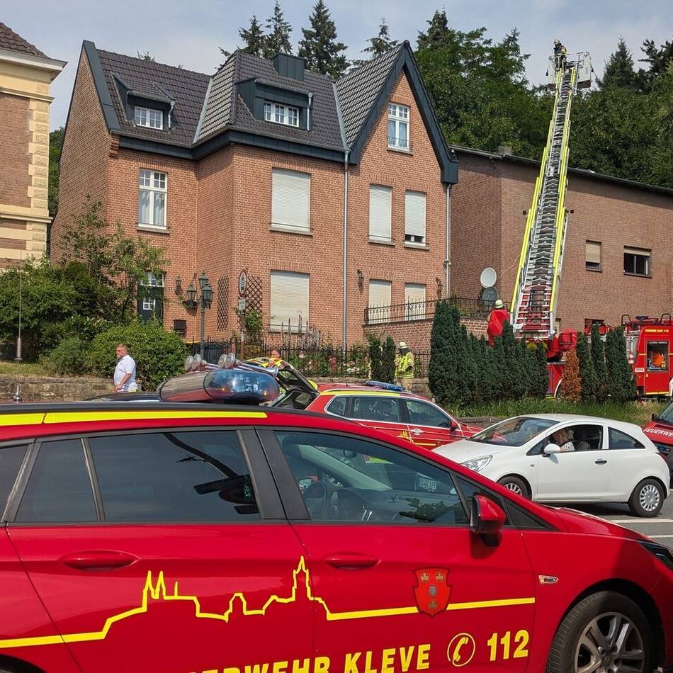 An der Gruftstraße: Angebranntes Essen löst Feuerwehreinsatz in Kleve aus