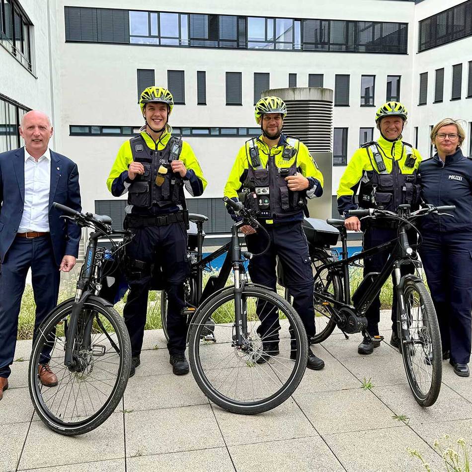 Mobil und umweltfreundlich: Polizei Mönchengladbach setzt auf Fahrradstaffel