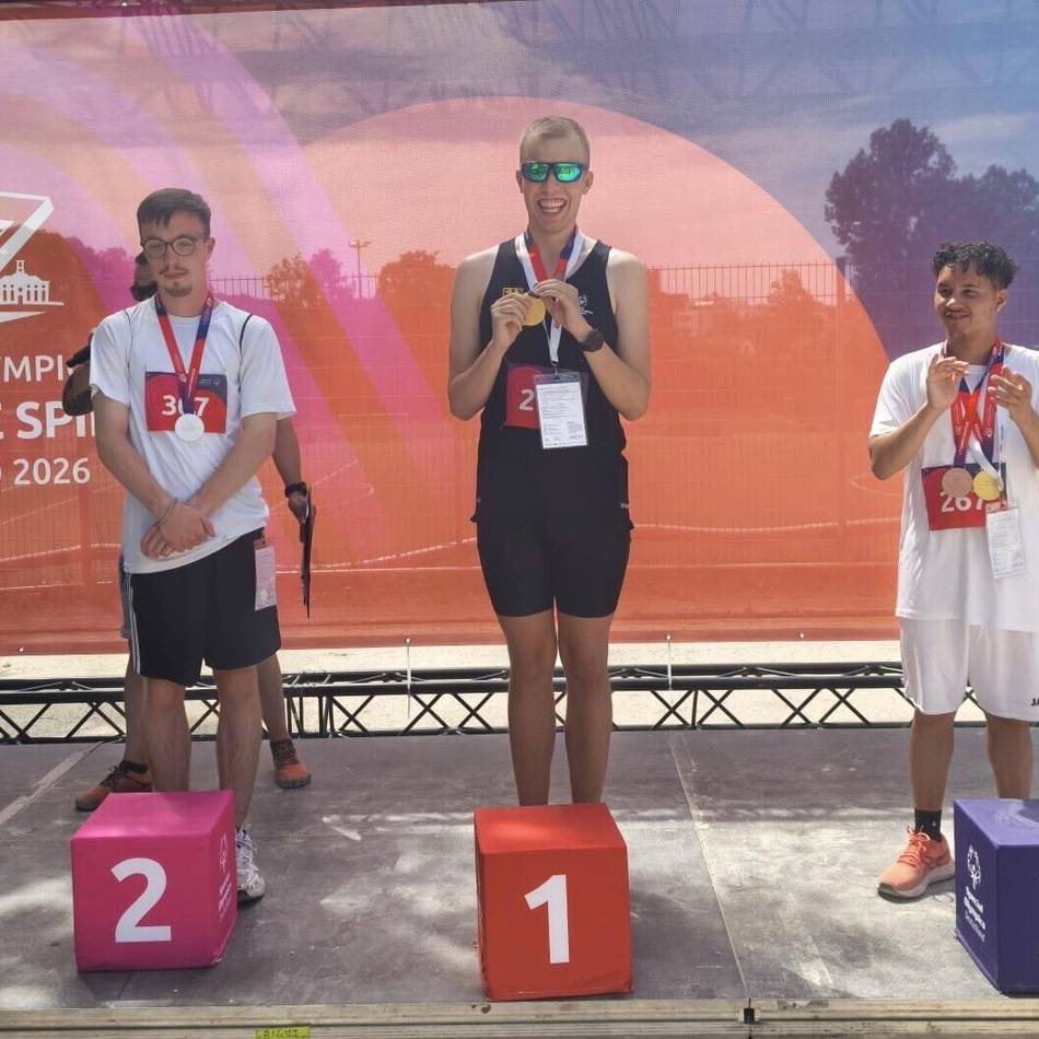 Special-Olympics-Läufer zeigt sich stark: Philip Apostel kehrt mit zwei Erfolgen von Nationalen Spielen heim
