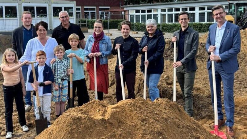 Grundschule in Kranenburg: Spatenstich für 8,8-Millionen-Erweiterung der St.-Georg-Schule