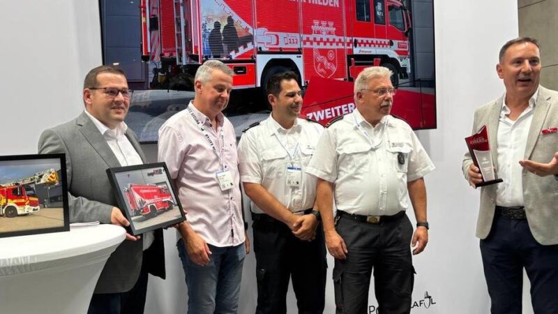 Feuerwehr Hilden: Hildener Feuerwehr gewinnt Designpreis in Hannover
