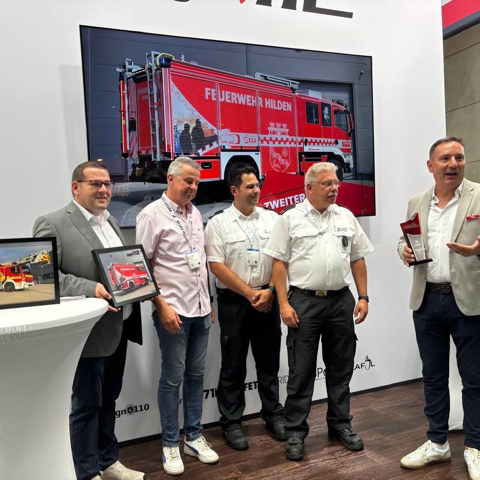 Feuerwehr Hilden: Hildener Feuerwehr gewinnt Designpreis in Hannover