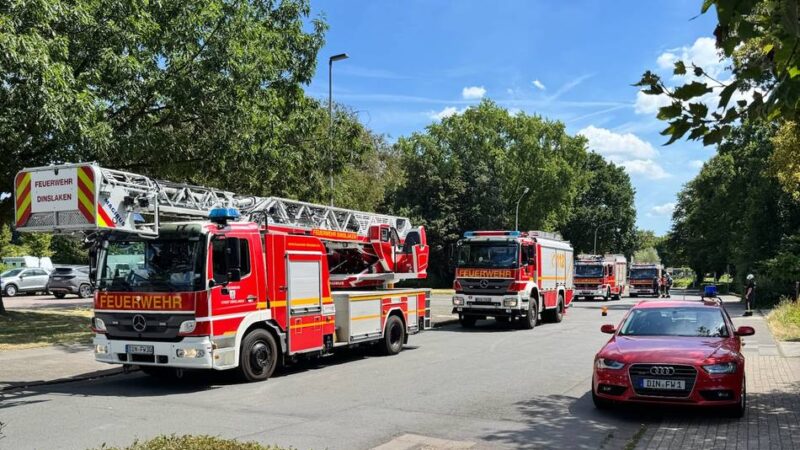 Vollalarm in Dinslaken: Chlorgas ausgetreten – Feuerwehreinsatz am Dinamare