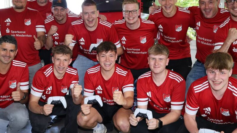 E-Sport in Rheinberg: TuS Borth qualifiziert sich für Playoffs im digitalen Fußball