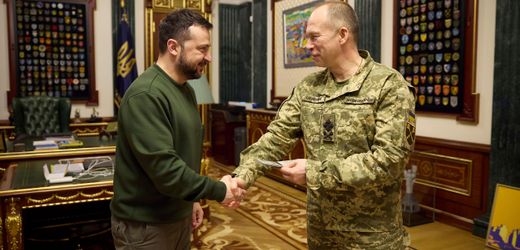 Ukraine: Wolodymyr Selenskyj entlässt Armeechef Oleksandr Syrskyj