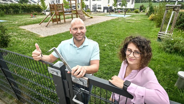 Streit um Spielplatz-Tor in Velbert: Bürgerverein vermittelt mit Erfolg