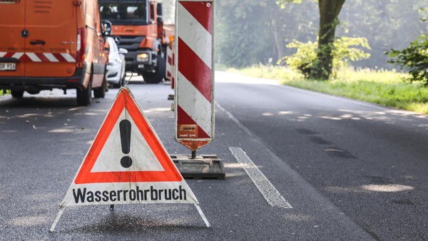 Wasserrohrbruch: Diese Straßen in Velbert sind betroffen