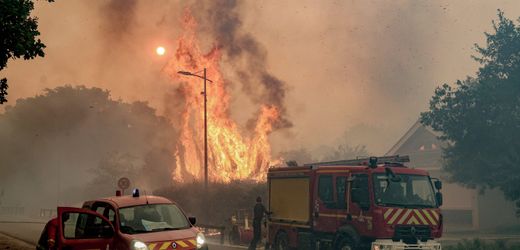 Frankreich: Waldbrände nur noch 30 Kilometer vor Bordeaux – Evakuierung im Gespräch