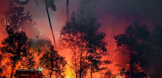 Waldbrände in Frankreich: Mehr als 110.000 Menschen evakuiert