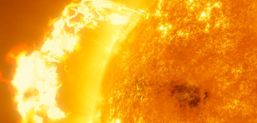Teilchen von der Erde verstärkten die Wirkung des Super-Sonnensturms 2024