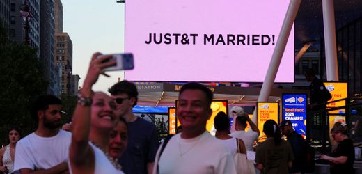 Taylor Swift heiratet Travis Kelce: Was New Yorker, Fans und Polizei zur Hochzeit sagen