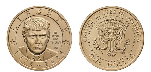 Donald Trump kriegt jetzt wirklich Ein-Dollar-Münze mit seinem Konterfei