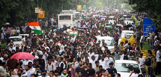 »Kakerlaken-Bewegung« in Indien: Zusammenstöße bei regierungskritischen Protesten