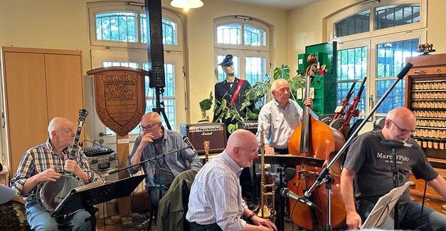 Veranstaltung in der Lüttelforster Mühle: Abschiedskonzert Schautermann Tillies Jazzband
