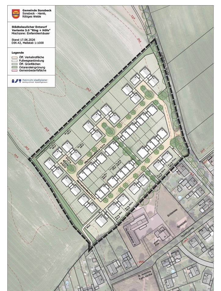 Neubaugebiet „Röttges Weide“: Kita-Neubau in Hamb – unwahrscheinlich, aber nicht vom Tisch