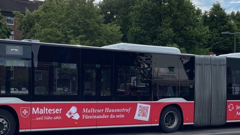 Auf der Laga und mit Bus-Werbung: Malteser verstärken ihre Präsenz