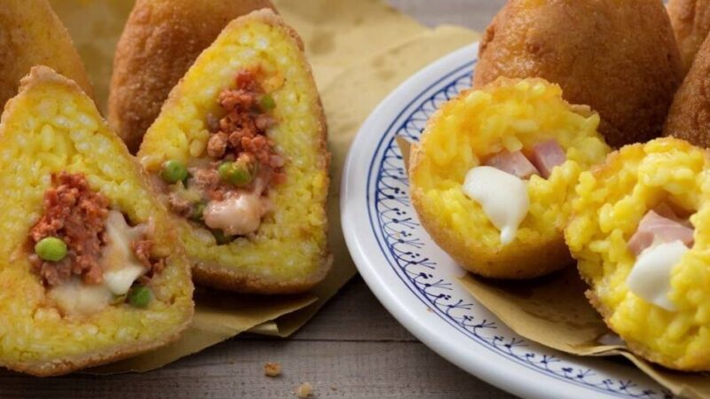 Innenstadt von Radevormwald: TuSpo bietet auf dem Feierabendmarkt Arancini an