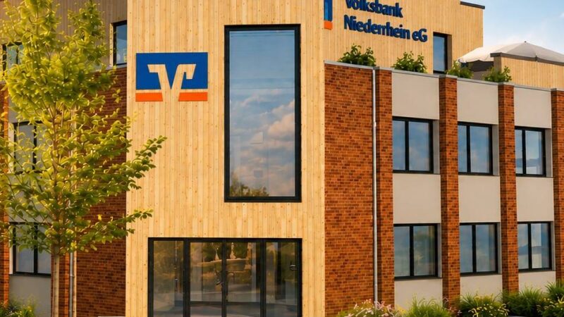 Programm für die ganze Familie: Volksbank-Geschäftsstelle in Alpen öffnet nach der Modernisierung wieder