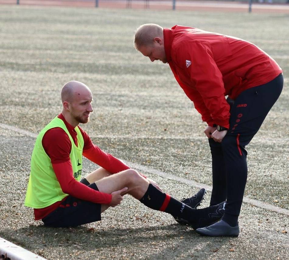 Trainingsunfall beim Oberligisten: Keisers-Verletzung schockt den SV Sonsbeck
