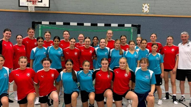 Kooperation bahnt sich an: U18-Nationalteam der Handballerinnen trainiert in Kleve