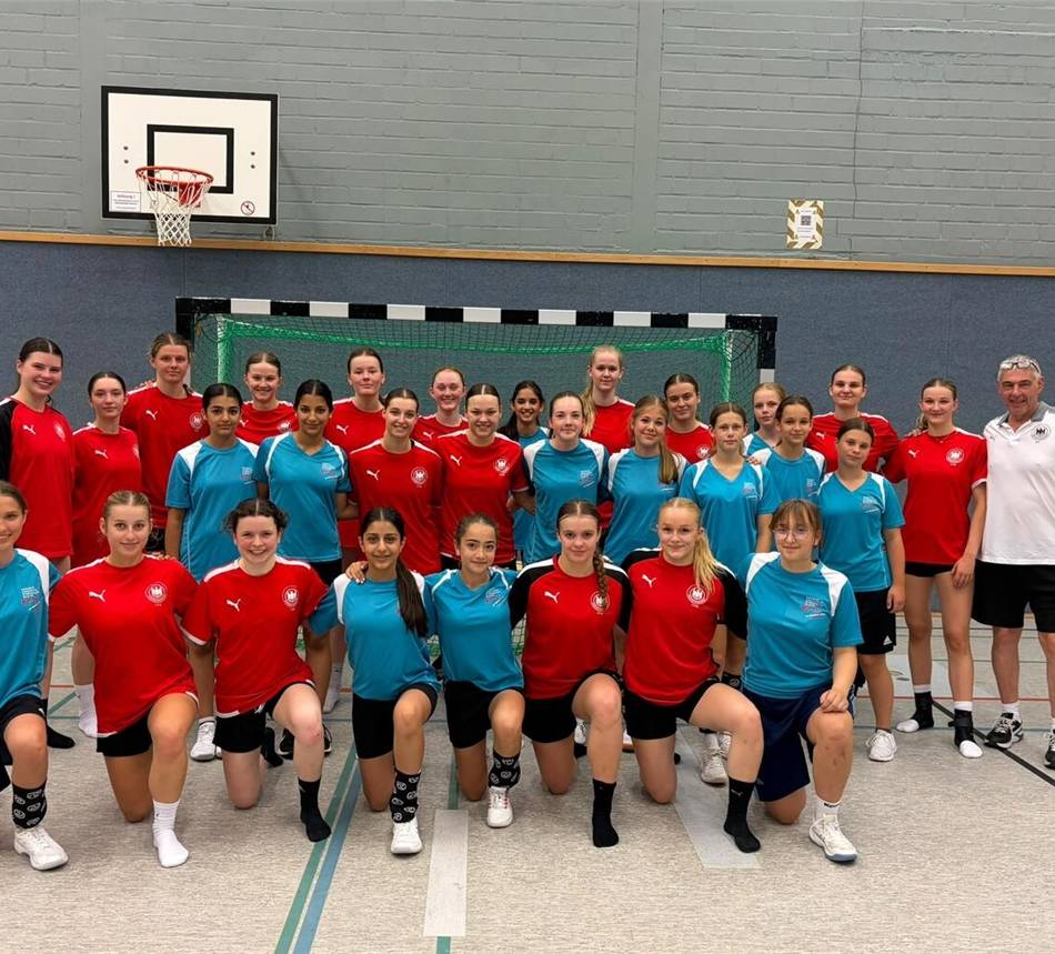 Kooperation bahnt sich an: U18-Nationalteam der Handballerinnen trainiert in Kleve