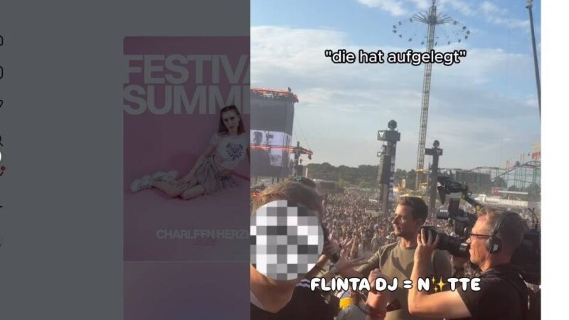 Während eines laufenden Interviews: Mann beschimpft DJane bei Parookaville als „Nutte“
