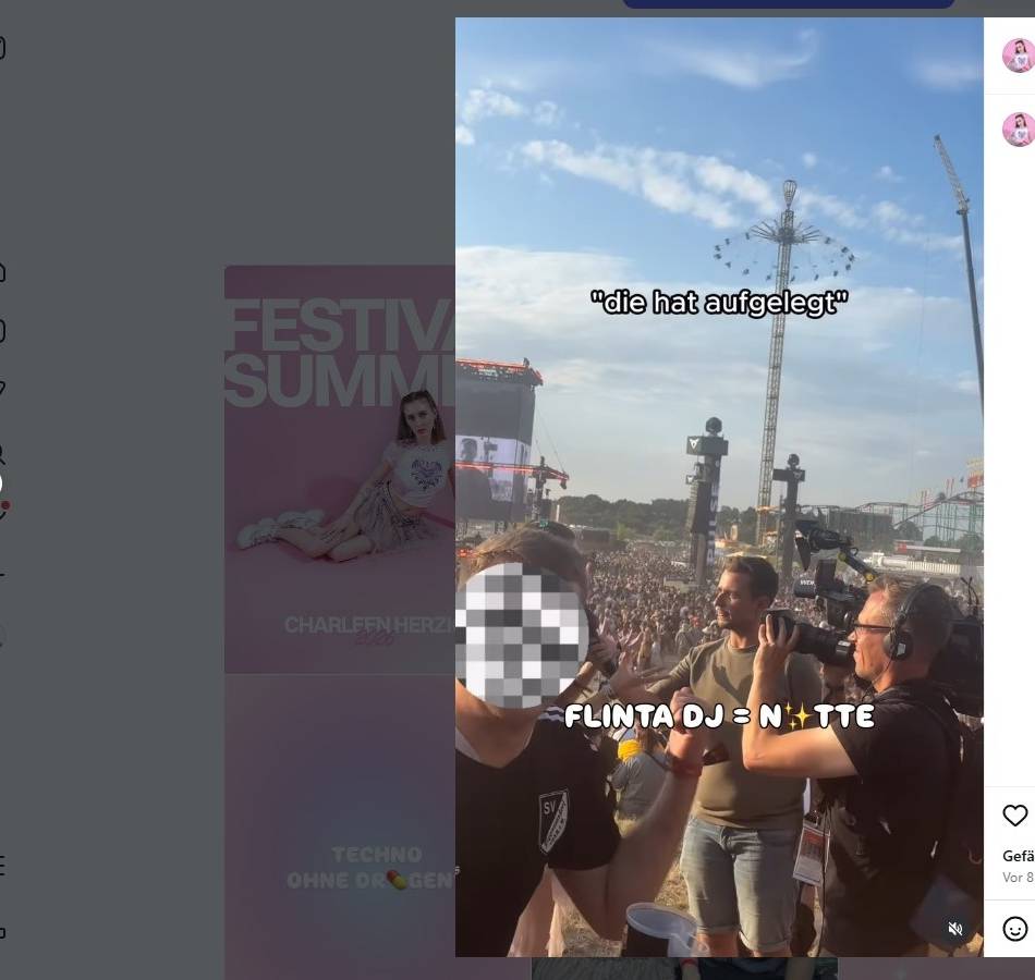 Während eines laufenden Interviews: Mann beschimpft DJane bei Parookaville als „Nutte“