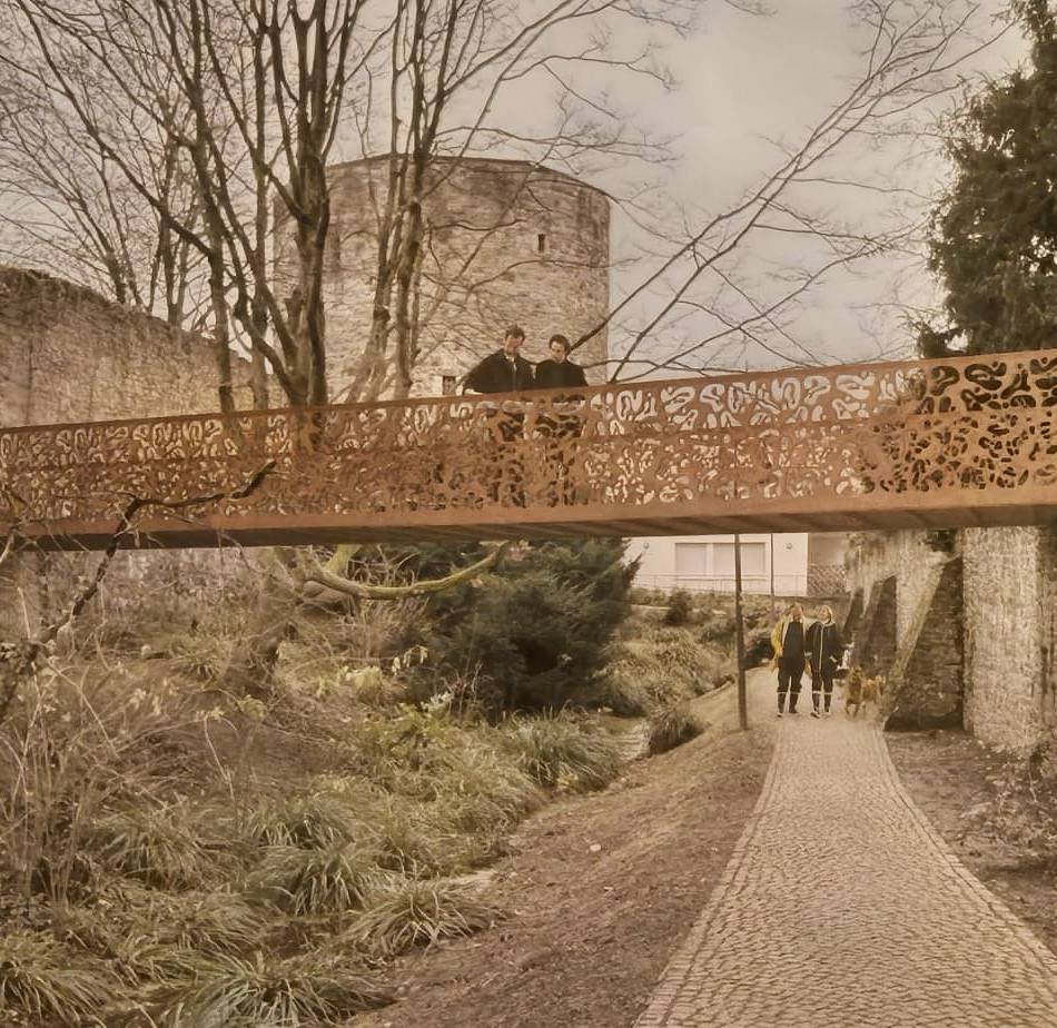 Zum Ratinger Stadtjubiläum : Am Dienstag kommt die neue Brücke