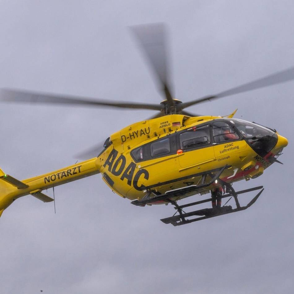 Unglück in Kaldenkirchen: Rettungshubschrauber landet in Bahnhofsnähe