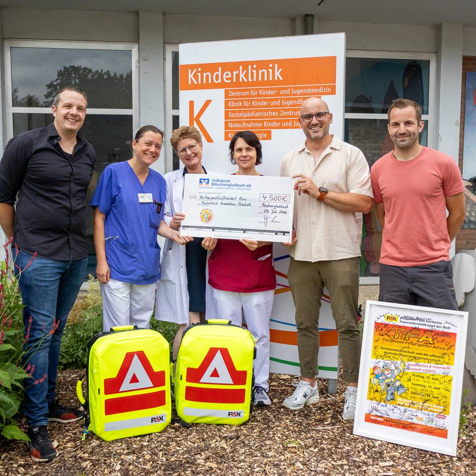 Veranstaltung in Mönchengladbach: Feuerwehrwettkampf sammelt 4500 Euro für Kinder und Jugendliche