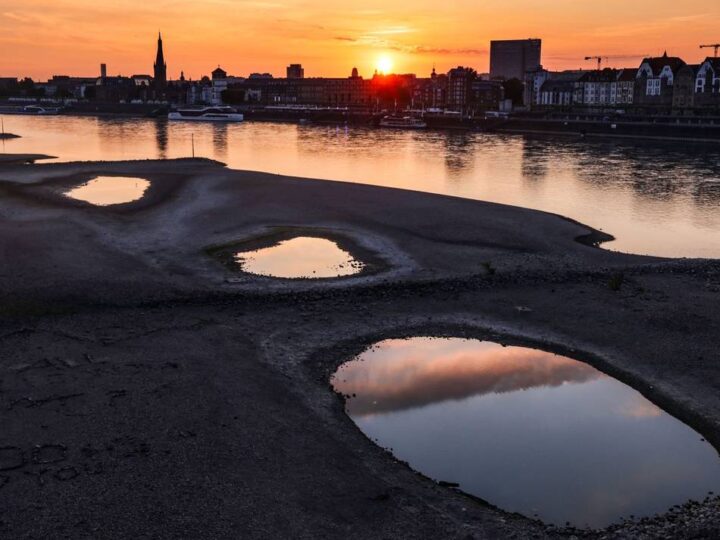 Rheinwasser für Tagebaue: Niedriger Rheinpegel laut RWE kein Problem für Tagebau-Flutung