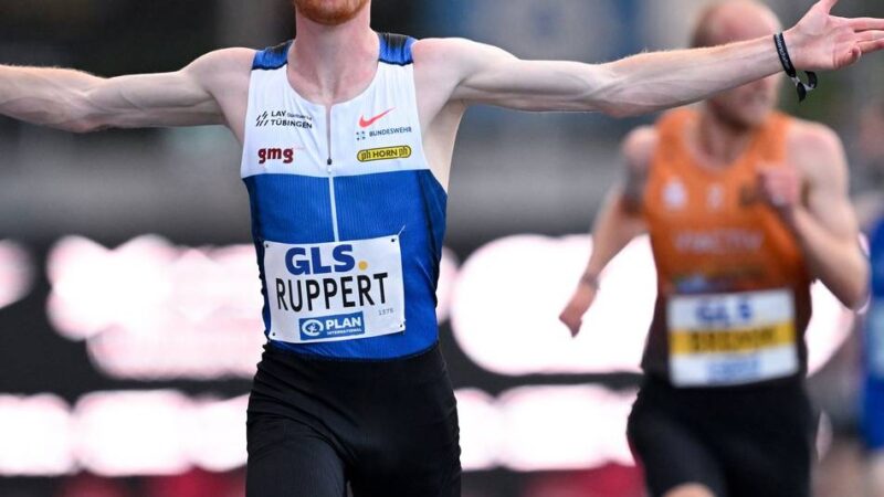 Mit „Rückenwind“ zur EM: Frederik Ruppert geht dem Hürdenlauf fremd – und wird Deutscher Meister
