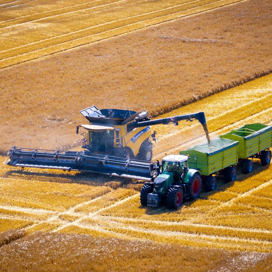 Ernte im Kreis Mettmann: Das Getreide war rund drei Wochen früher reif