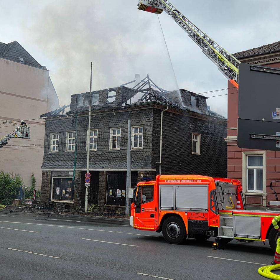 Mutmaßliche Brandstifter gefasst: Brände in Solingen – Verdächtiger kommt in psychiatrische Klinik