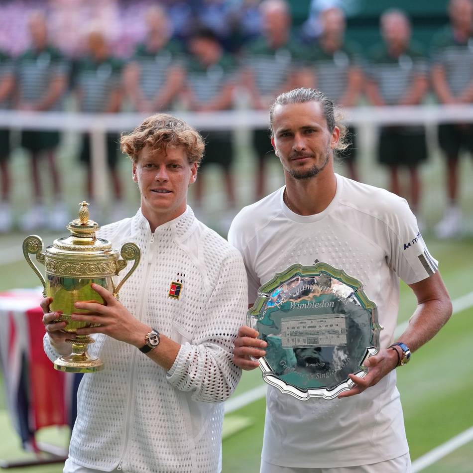 Großer Kampf wird nicht belohnt: Sinner zerstört Zverevs Traum vom Triumph in Wimbledon