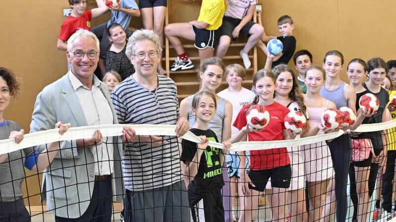 Schule in Bewegung: Neue Sportgeräte für Kinder an der Waldorfschule in Uedem