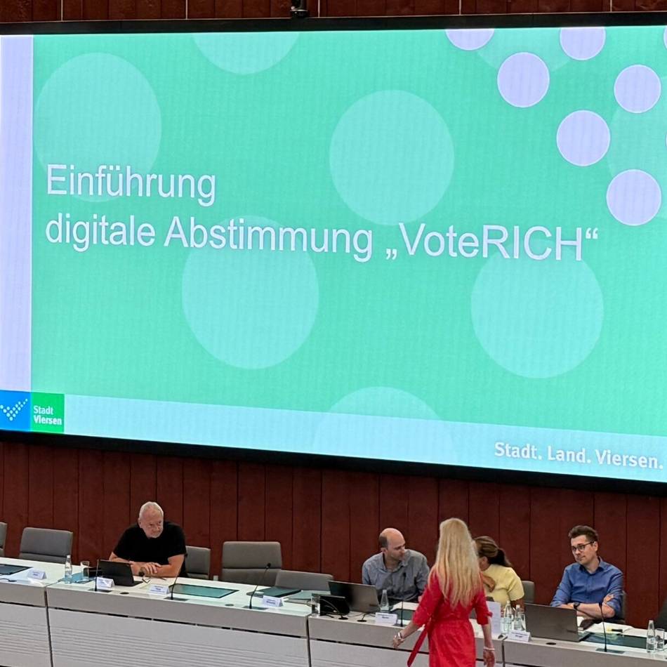 Viersen ist Pilotkommune bei Digitalisierung: Ausschuss stimmt erstmals komplett digital ab