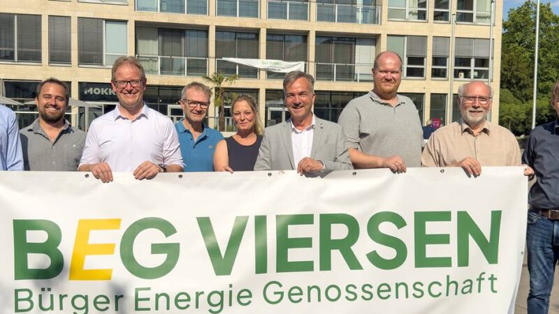 Energiewende in Viersen: Bürger gründen Energiegenossenschaft