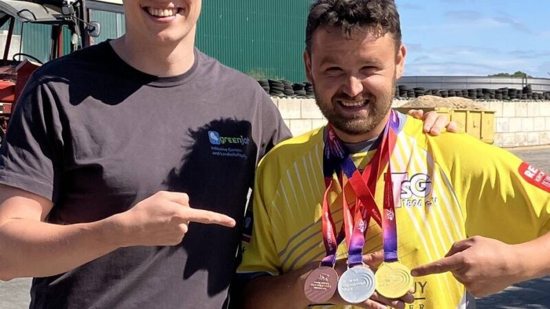 Medaillenregen bei den Special Olympics: Nettetaler ist einer der besten Schwimmer Deutschlands