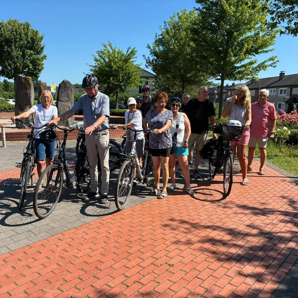 Fahrradtour des Heimatvereins Ossenberg: Mit dem Rad auf den Spuren der Bergleute