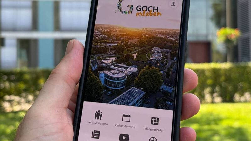 Erfolgsmodell: Goch-App
wird immer 
mehr genutzt
