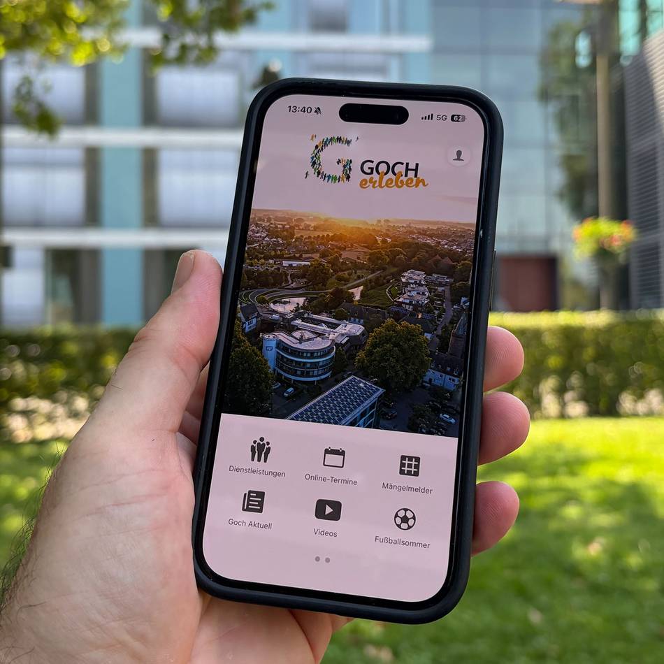 Erfolgsmodell: Goch-App
wird immer 
mehr genutzt