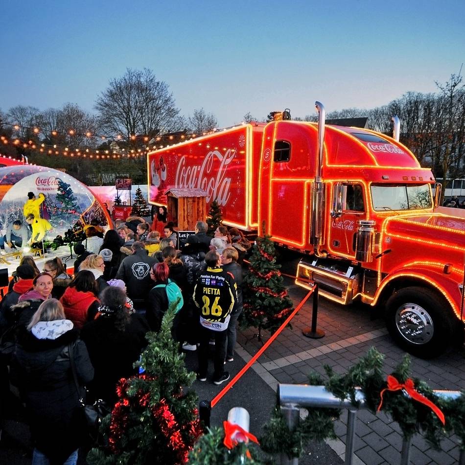 Zur Weihnchtszeit: Coca-Cola-Truck kehrt nach Moers zurück
